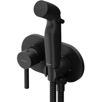 Гигиенический душ Damixa Option 212000300 со смесителем, черный матовый