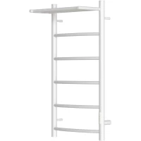 Полотенцесушитель электрический Point Афина П5 PN04848PW 800x432, диммер правый, белый матовый