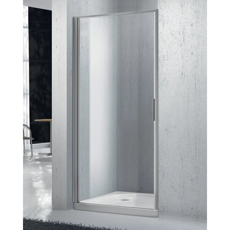 Душевая дверь 65 см BelBagno SELA-B-1-65-Ch-Cr текстурное стекло