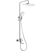 Душевая система Prohanss P60.24 320x210 мм, со смесителем, хром