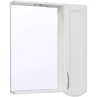 Зеркальный шкаф 65x79,1 см белый R Runo Неаполь 00-00001030