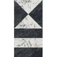 Керамогранит Kerama Marazzi Бьянко Неро лаппатированный 60x119,5 SG565422R