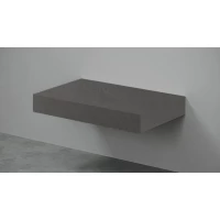 Столешница графит 80 см без отверстий Velvex Unique Unit st.UNI.80-627