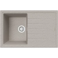 Кухонная мойка TopZero Juliet 780.500-38 Ground 78x50 см, светло-бежевый