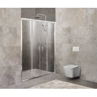 Душевая дверь 170-200 см BelBagno UNIQUE-BF-2-170/200-C-Cr прозрачное