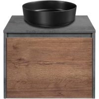 Тумба дуб табачный/бетон 60 см Vincea Mesa VMC-2MS600TB