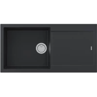 Кухонная мойка Paulmark Acrystone Extensio Anthracite PM989950-AN 99x50 см, антрацит