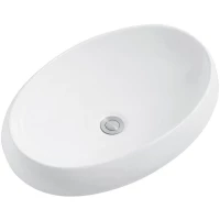 Раковина-чаша CeramaLux 9030A 60x40 см, накладная, белый