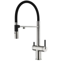 Смеситель для кухни с подключением к фильтру Paulmark Gravity Gr213888-BS