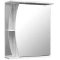 Зеркальный шкаф 60x70 см белый глянец/белый матовый R Stella Polar Лана SP-00000049 - 1