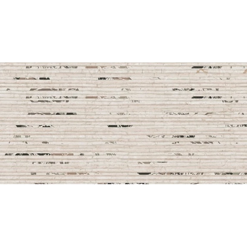 Плитка настенная Нефрит-Керамика Вэлс бежевый рельеф 25x50