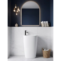 Раковина GID Nb188 54x40 см, напольная, белый