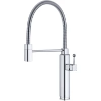 Смеситель для кухни Vincea VKF-101CH с гибким изливом, хром