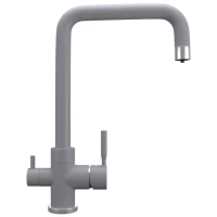 Смеситель для кухни с подключением к фильтру Ulgran бетон UQ-019-05
