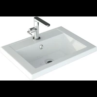 Раковина Art&Max Family AM-LAV-500-MR-A 50x35 см, накладная, белый