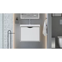 Тумба белый/графит 59,3 см Velvex Rigli tpRIG.60.1Y-21.631.231