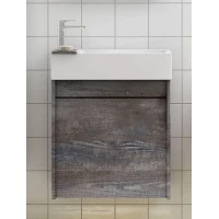 Тумба под раковину Art&Max Family FAMILY-500-1D-SO-PE 50 см R, подвесная, бетон экзотик