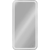 Зеркальный шкаф Reflexion Circle RF2104SR 45x80 см R, с LED-подсветкой, сенсорным выключателем, белый матовый