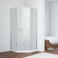 Душевой уголок Vegas Glass AFA-Pen TUR NOVO h1890 90 08 10 L 90x90 см L, профиль хром, стекло сатин