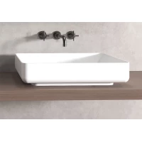 Раковина-чаша Abber Stein AS2629 55x40 см, накладная, белый матовый