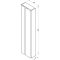 Пенал подвесной белый глянец L/R Ravak SB Balance 400 X000001373 - 4