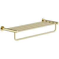 Полка для полотенец Sancos Base SC9028BG 65 см, золотой матовый