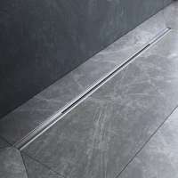 Душевой трап (лоток) Am.Pm MasterFlow W01SC-S11-100-05SB 99,3 см, с решеткой, щелевой, матовый хром