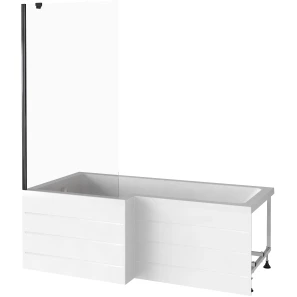 Изображение товара шторка для ванны 90 см good door screen bs-90-c-в прозрачное