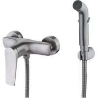 Гигиенический душ Lemark Bronx LM3718GM со смесителем, графит матовый