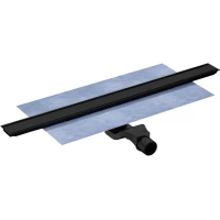 Душевой трап (лоток) VitrA Eco-Flow 59980582000 60 см, с решеткой, щелевой, черный матовый