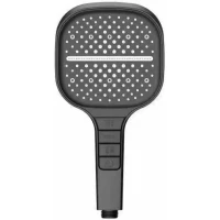 Душевая лейка Berges H2 070022 130 мм, 3 режима, черный матовый