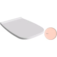 Сиденье для унитаза Alice Nur MC3337 роза матовая