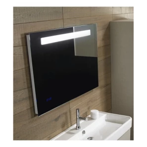 Изображение товара зеркало со светодиодной подсветкой и часами 100*65 см jacob delafon replay eb1161-nf