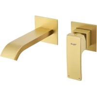 Смеситель для раковины Raglo R02.11.03 встраиваемый, золотой матовый