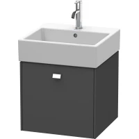 Тумба графит матовый 48,4 см Duravit Brioso BR405201049