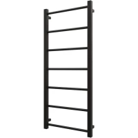 Полотенцесушитель водяной Grota Simple 4640155300035 1000x430, черный матовый