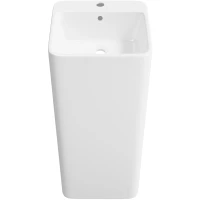 Раковина Wellsee Callipy Art 33890300S 40x40 см, напольная, белый