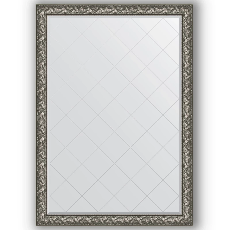 Зеркало 134x188 см византия серебро Evoform Exclusive-G BY 4501