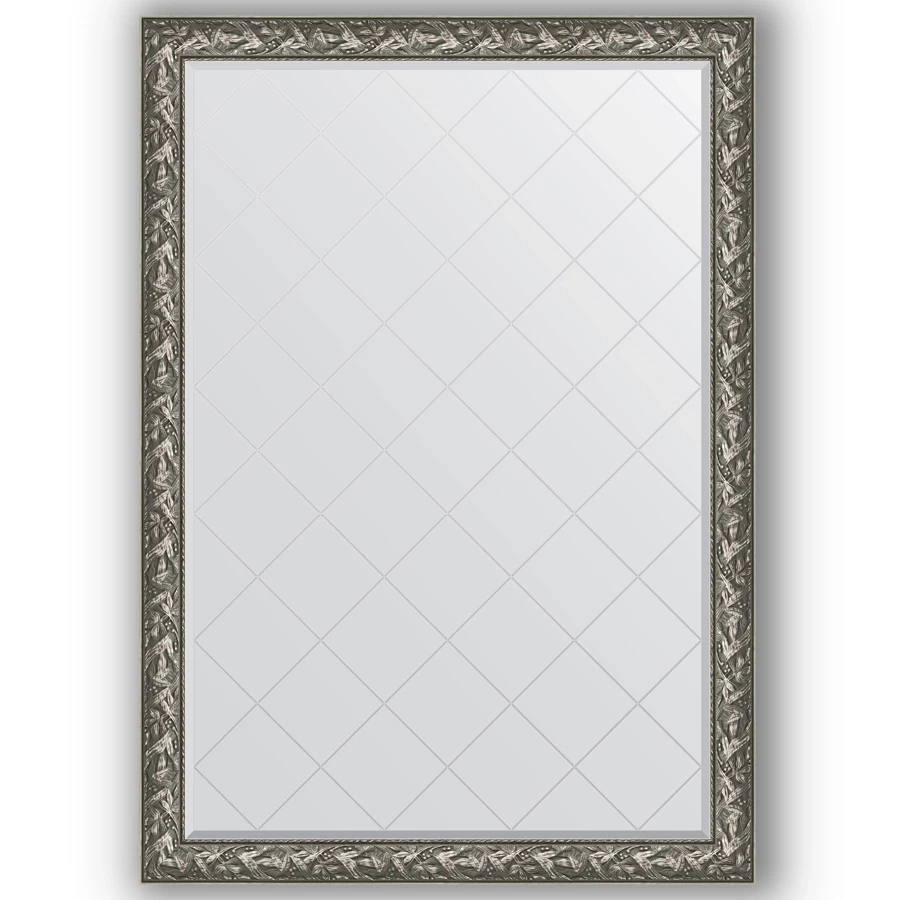Зеркало 134x188 см византия серебро Evoform Exclusive-G BY 4501 зеркало 49x59 см византия серебро evoform exclusive by 3364