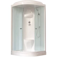Душевая кабина 90x90x217 см Royal Bath RB90HK6-WT прозрачное