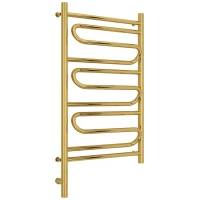 Полотенцесушитель электрический 800x500 золотой МЭМ левый Сунержа Элегия 3.0 03-5818-8050