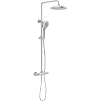 Душевая система Feramolli Sole S7119-10CN 250 мм, с термостатом, никель матовый