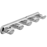 Планка с крючками WasserKRAFT Kammel K-8375 для ванны, хром