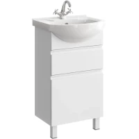 Тумба под раковину Aqwella Rodos ROD01052N 45 см, напольная, белый