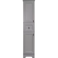 Пенал Misty Лувр П-Лвр04035-1504Л напольный L, серый матовый