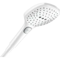 Душевая лейка Hansgrohe Raindance Select E 28729700 120 мм, 3 режима, белый матовый
