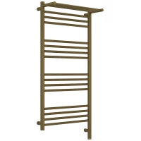 Полотенцесушитель электрический Сунержа Богема с полкой 3.1 05-6007-1050 1000x500, МЭМ правый, состаренная бронза