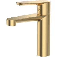 Смеситель для раковины D&K Bayern.Munchen DA1562107 золотой матовый