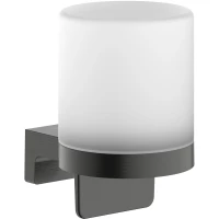 Дозатор для жидкого мыла Hansgrohe AddStoris S 41765340 200 мл, настенный, черный хром матовый