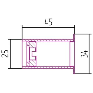 Изображение товара модуль скрытого подключения для мэм cube золотой матовый сунержа 032-1527-0000
